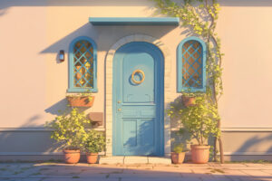 Arch door