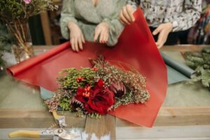 membuat buket cantik